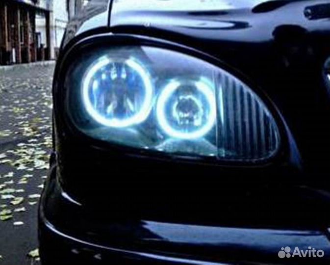 Ангельские глазки газ 31105 Волга фары освар