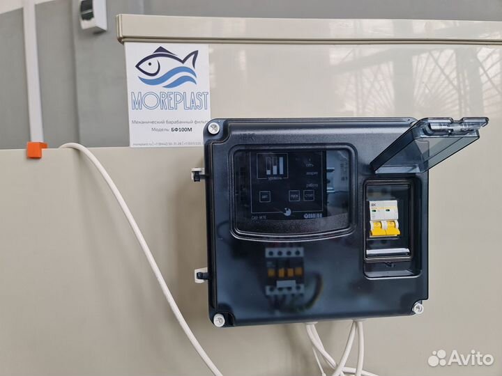 Барабанный фильтр для пруда и узв 100куб (h6q4)