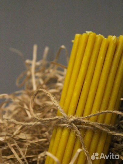 Свечи восковые натуральные 50 штук