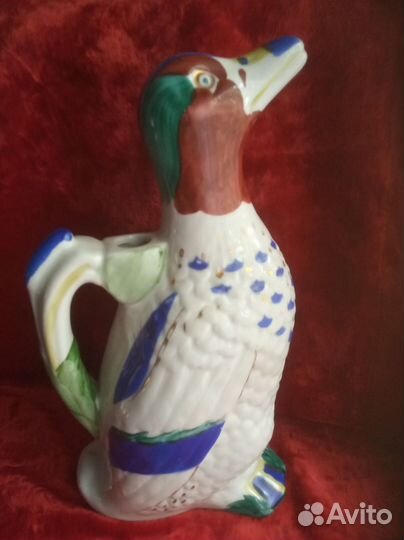 Графин. Штоф. Фарфор. СССР. Утка