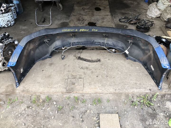 Задний бампер Hyundai Solaris 2 2017-2020