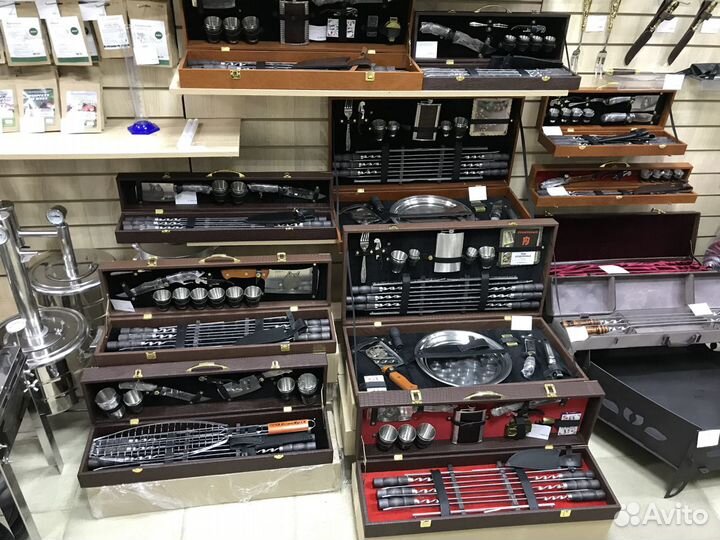 Шампура подарочные в кейсе