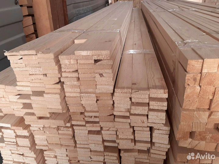 Брусок строганный 10х30х3 м из сосны