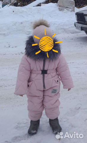 Детский зимний комбинезон на девочку объявление продам