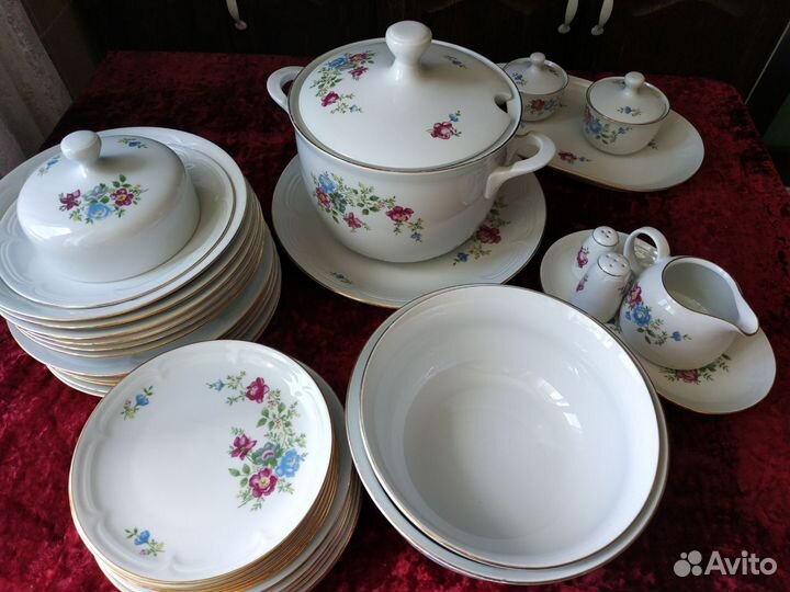 Столовый сервиз Kahla из Германии гдр GDR 1984г