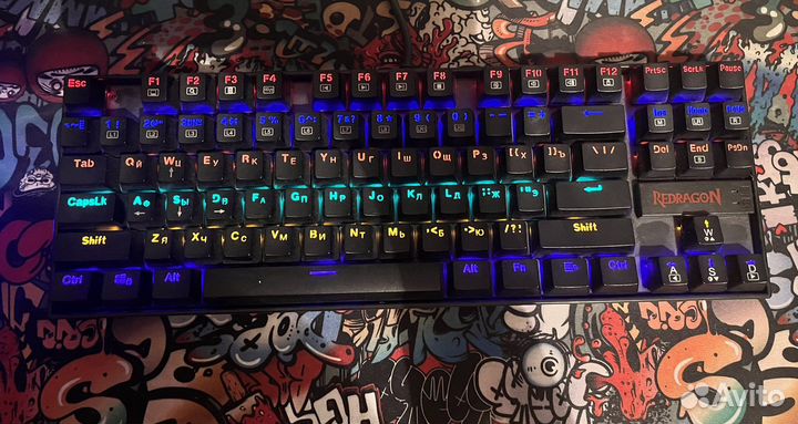 Механияеская клавиатура red dragon kumara