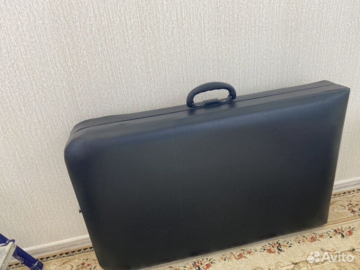 Кушетка для косметолога складная черная