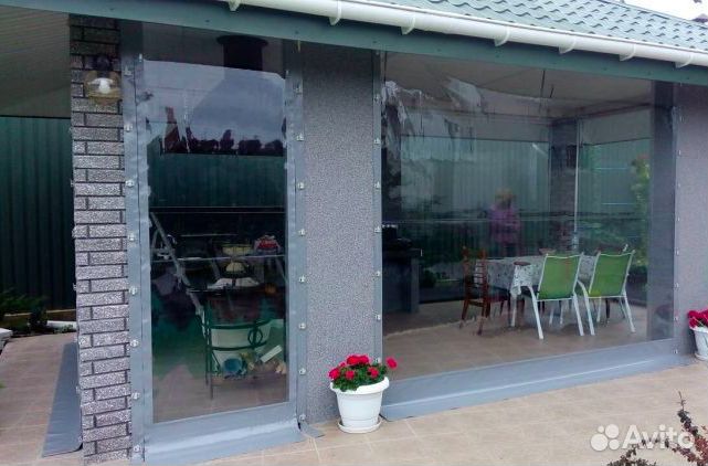 Мягкие пвх окна на беседку