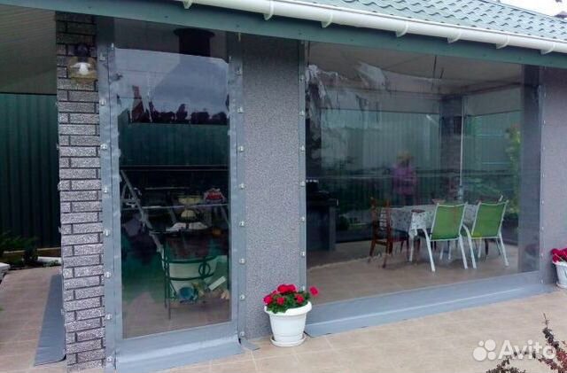 Мягкие пвх окна на беседку