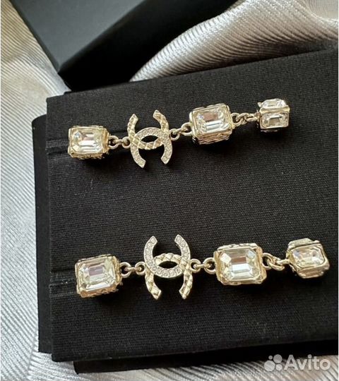 Серьги chanel оригинал