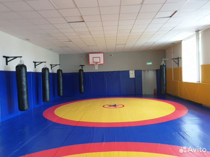 Борцовский ковер трехцветный от Спортстайл