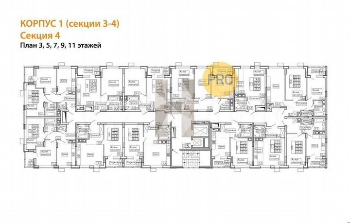 1-к. квартира, 35,5 м², 7/13 эт.