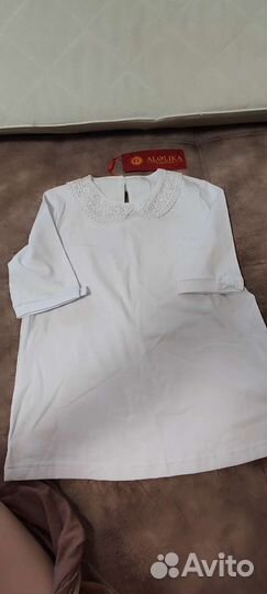 Блузка школьная 146 новая