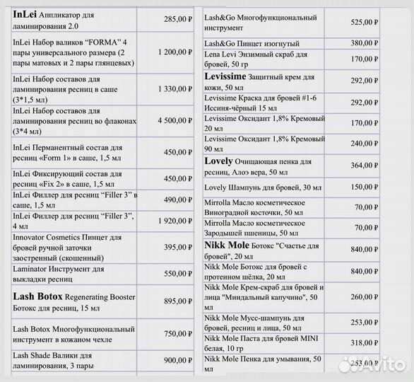 Краска составы для бровистов