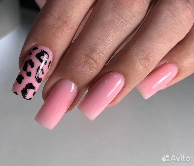 Наращивание ногтей, маникюр с коррекцией