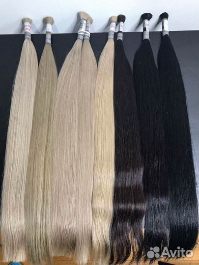 Волосы для наращивания натуральные длина 60