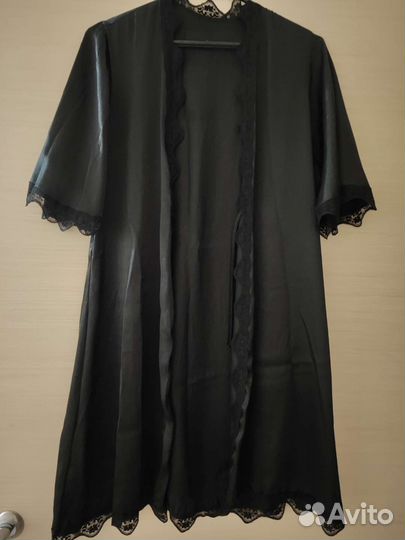 Халат женский шелковый