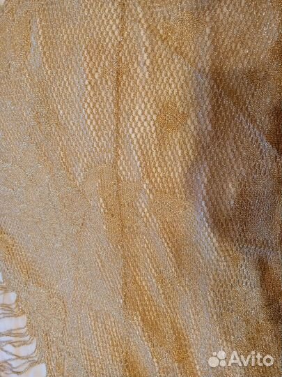 Косынка из рюлекса СССР винтаж есть дефект шов