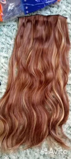 Волосы на заколках новые