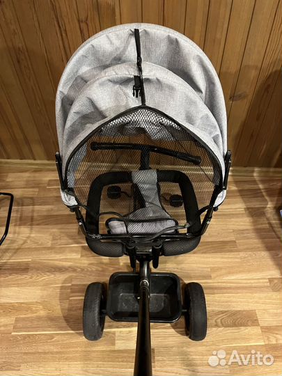 Велосипед коляска с ручкой