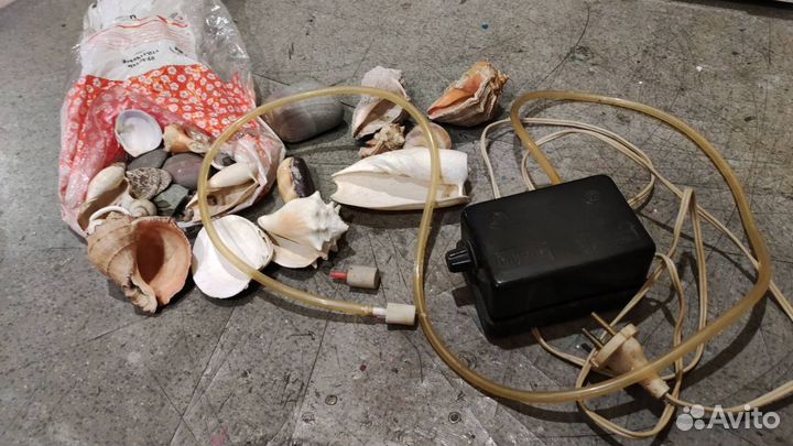 Компрессор для аквариума+ всё для аквариума