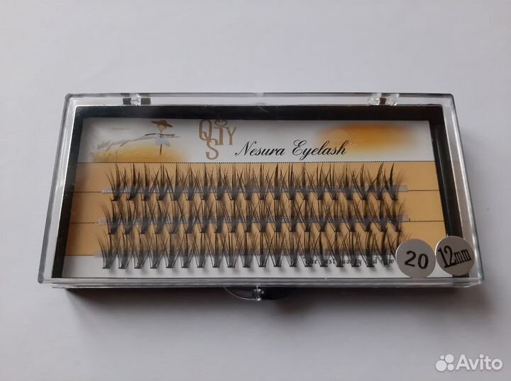 Ресницы пучки, Nesura Eyelash 20D, Kimcci 20D