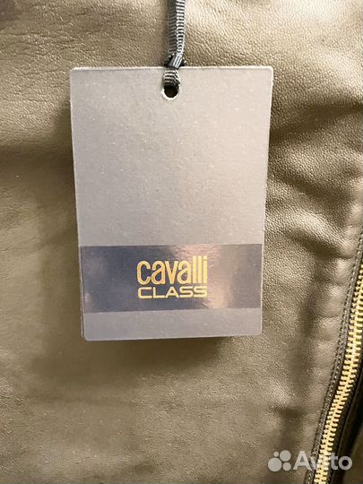 Кожаная куртка cavalli class