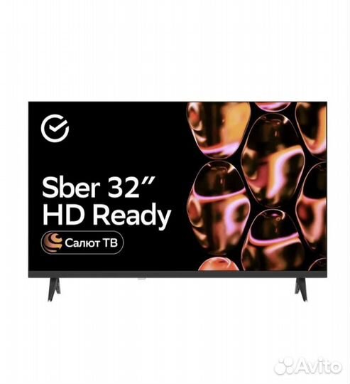 Новый телевизор sber 32 дюйма SMART