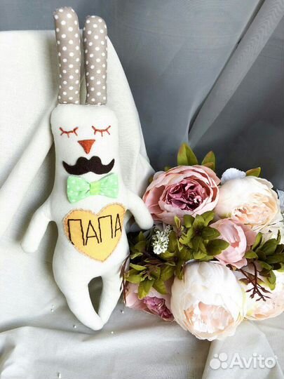 Мягкая игрушка - Зайцы тильда