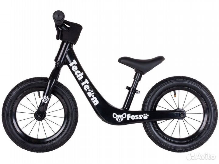 Беговел TT Mangust чёрный/black 1/1+колпачки