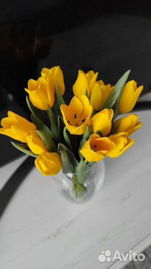 Тюльпаны ручной работы