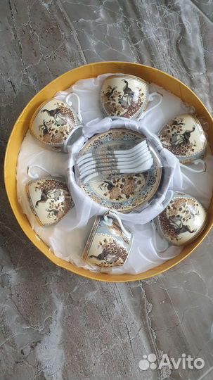 Сервиз кофейный 12 предметов новый