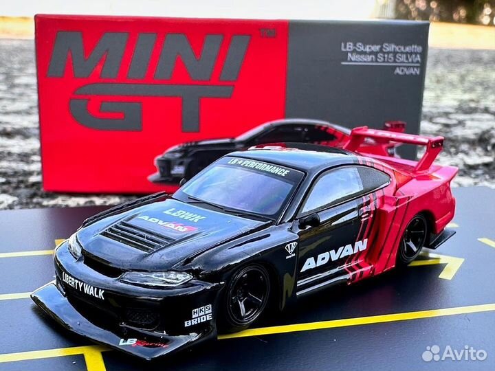 Nissan Silvia S15 Advan Mini GT 1 64 New