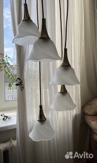 Люстра с ассиметричными подвесами Германия