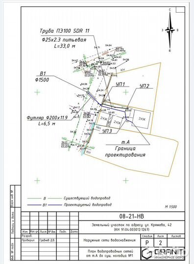 Подключение воды