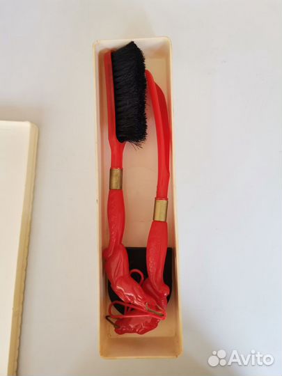 Набор ложка, щетка для обуви СССР