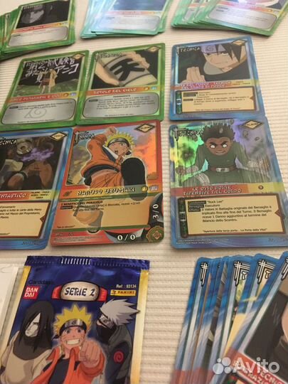 Карточки Наруто Panini