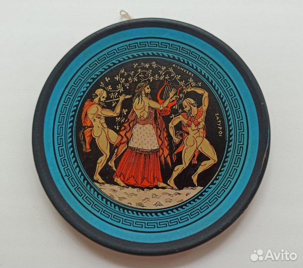 Тарелка декоративная настенная Греция