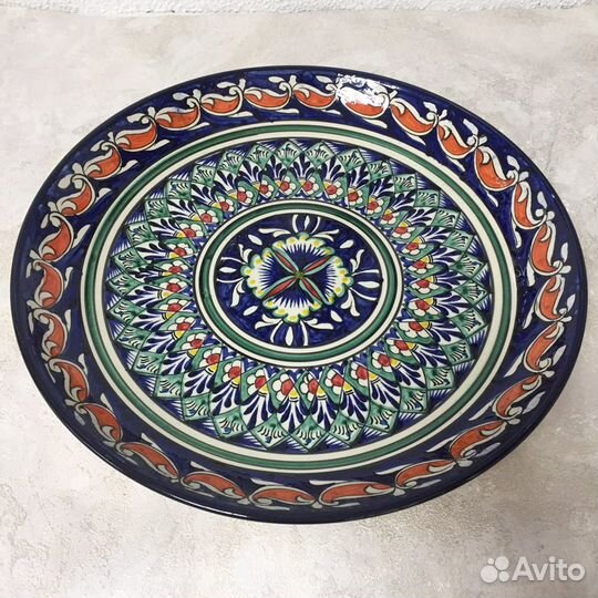 Блюдо для плова 32 см Мехроб синий