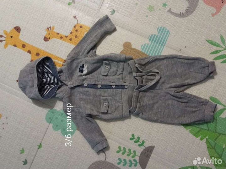 Одежда утеплённая для мальчика 68-74 размер