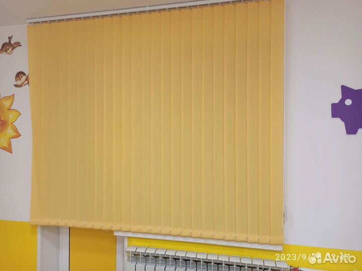 Жалюзи вертикальные оконные