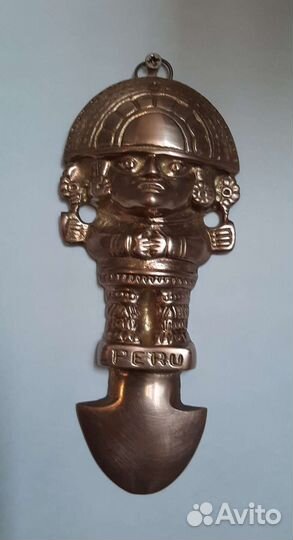 Туми перуанский ритуальный топорик