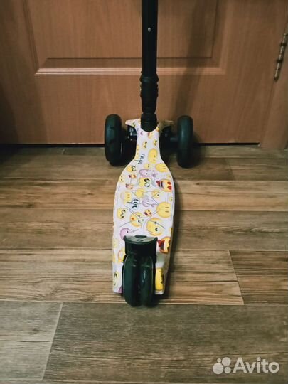 Самокат детский трехколесный складной