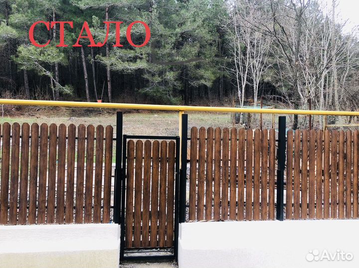 Монтаж забора, ворот, калиток под ключ