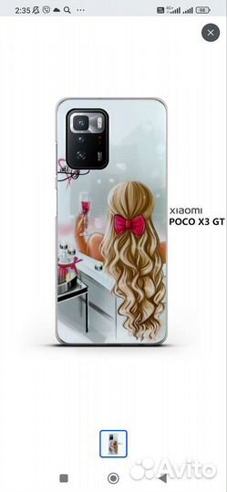 Силиконовый чехол poco X3 GT