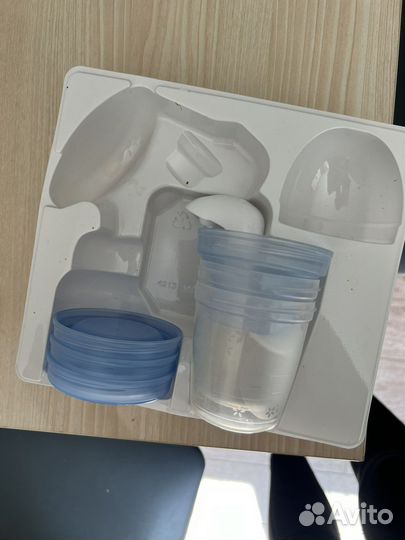 Накладки на грудь medela и молокоотсос advent