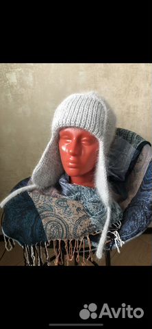 Шапка-ушанка женская