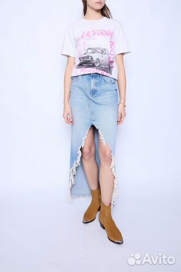 Юбка джинсовая mother denim