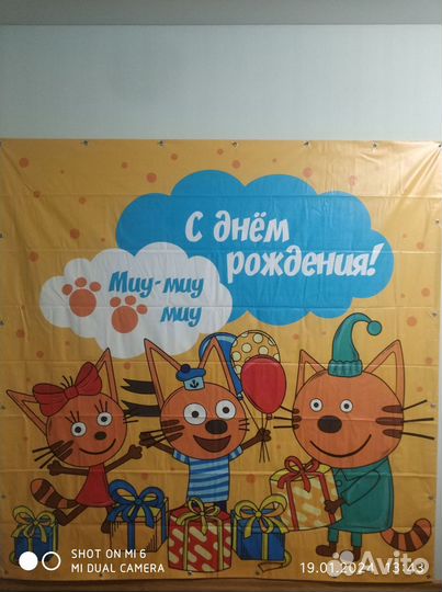 Баннер Три кота