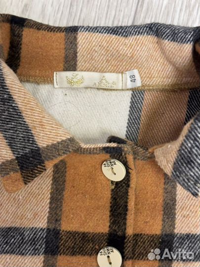Рубашка в клетку женская 48-50